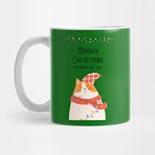 Meowy Christmas Mug